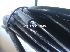 Linka stalowa w oplocie do atlasów treningowych na metry