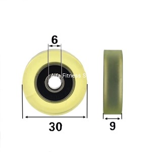 Rolka prowadząca siedzisko wioślarza